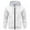 White, variant on Men's Hoodie Sweatshirts Casual Hoodies Fashion Drawstring Hooded Tops Long Sleeve Full Zip Athletic with Pockets (L, Black)