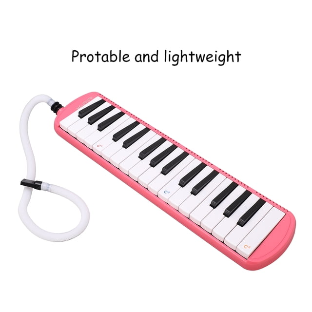 32 Instrumento Melodica Clave, Piano Soprano De Teclado Con Juegos De Tubo De Boquilla Y Bolsa De Transporte Para Adultos Principiantes, Educación Musical De La Boca Melodica