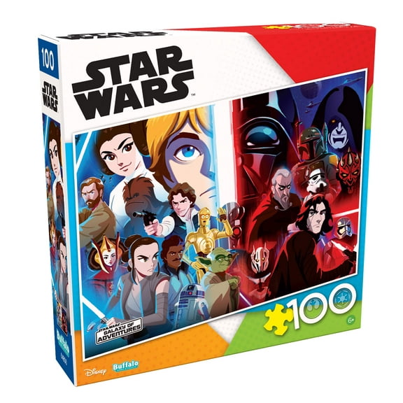 Buffalo Games - Entertainment - Star Wars Light Vs. Dark - 100 Piece Jigsaw Puzzle