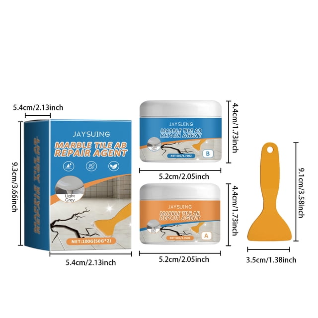 Agente reparador de baldosas cerámicas, pasta cerámica, pequeños baches, adhesivo para baldosas cerámicas, tapa de tanque de agua de inodoro, reparación de esmalte de baldosas de piso doméstico