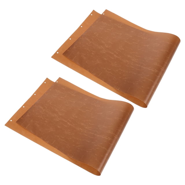 WEUVEB 2Ud Para De Pizza Resistente Calor Antiadherente Marrón Ideal Para
