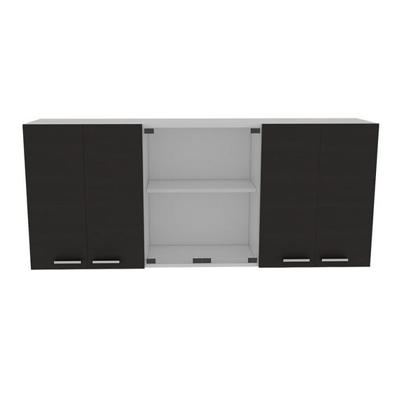 Gabinete de pared Klik vidrio chocolate