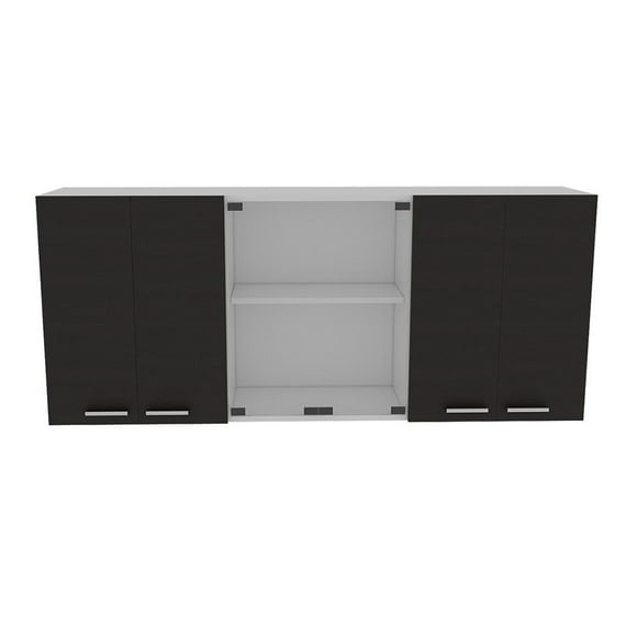 Gabinete de pared Klik vidrio chocolate