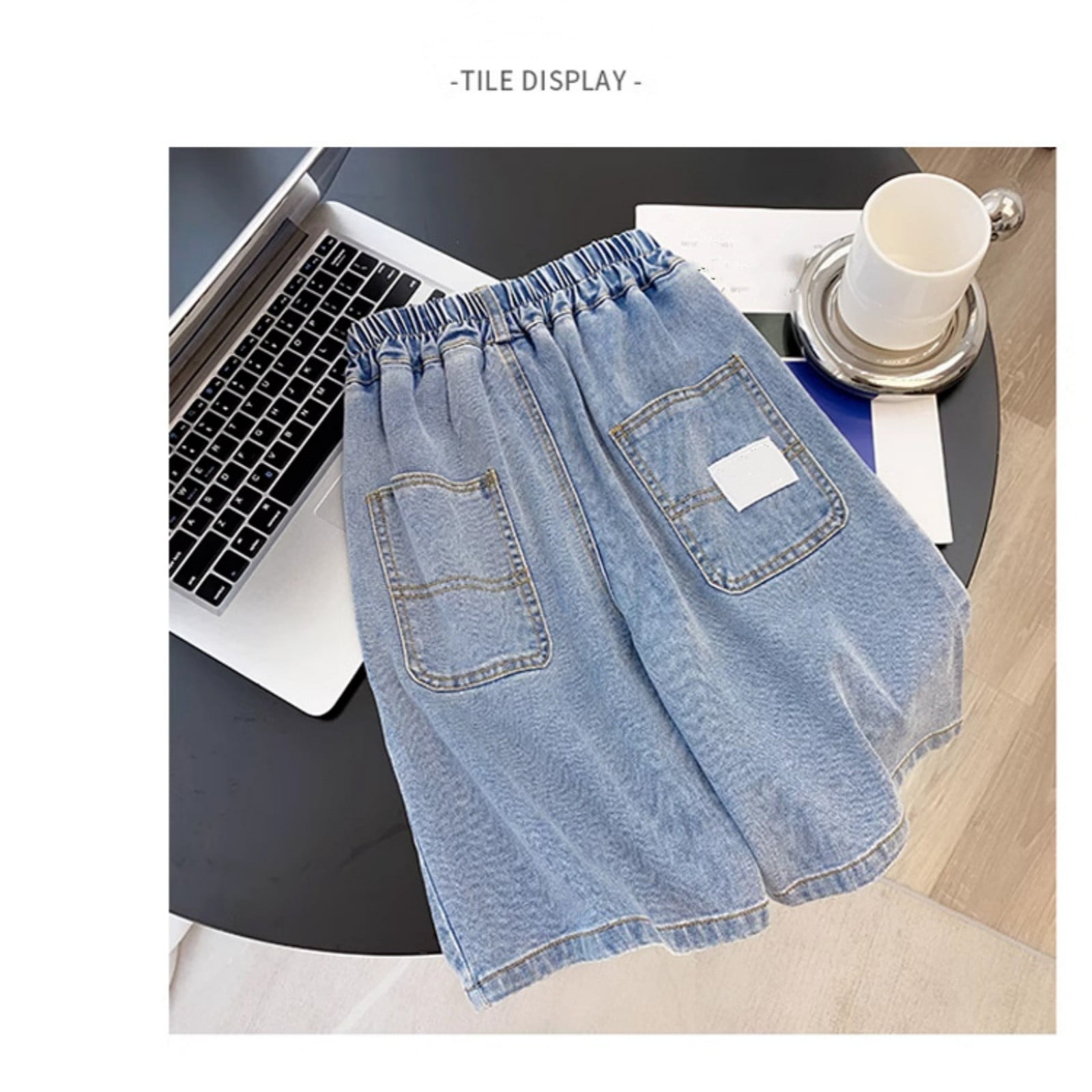 Boys Summer Shorts 13-14 Years Jorts for Boys Baggy Jorts Boys Denim Shorts Kids Baggy Jorts Boys Summer Shorts With Pockets #Light Blue