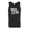 thumbnail image 2 of Wild Bobby, Back to The Gym Movie Logo Parody, Gym/Workout, Men Graphic Tank Top, Black, Small, 2 of 4