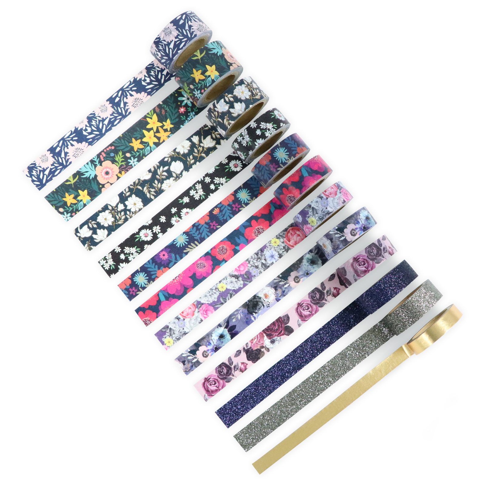 Black Floral Crafting Tape Set by Recollections