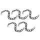 thumbnail image 5 of 5 uds cadena de hierro Metal hebilla de doble cabeza DIY funda de teléfono móvil accesorios de bolso hechos a mano (negro), 5 of 8
