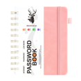 thumbnail image 2 of WHEANG Password Book – Internet Address & Password Organizer With Laminated Alphabetical Tabs – Password Journal – Hardcover Medium Size 6.1x4.8”, 2 of 9