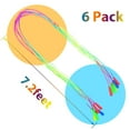 thumbnail image 2 of Elcoho 6 Pack Rainbow Jump Rope Set Jumping Ropes Physical Education Skipping Rope, 2 of 5