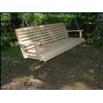 thumbnail image 4 of Balançoire de Porche à Dossier Roulé de 5 Pieds en Bois de Cyprès Durable, 4 of 4