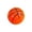 Orange, variant on Ball Shaped Pencil Sharpeners for Students Cute Handheld Sharpener Single Hole Round Design Lightweight and Adorable Office Supplies Orange