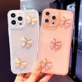 thumbnail image 5 of for iPhone 13 Pro Max Case 6.7 inch,Cute 3D Butterfly Bling Glitter Clear Transparent Case with Anti-Fall Lens Cameras Sparkly Soft TPU Case for iPhone 13 Pro Max Cover for Women Girls Pink, 5 of 13