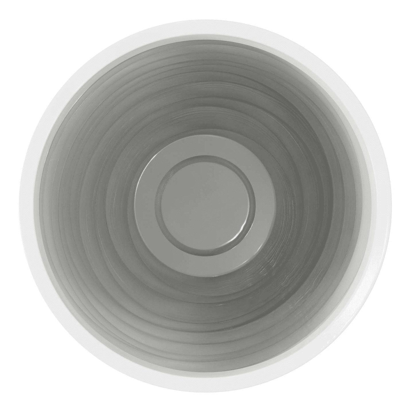 Mainstays Capri 16" x 16" x 18" Round White Plastic Planter
