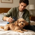 thumbnail image 5 of Pet Dematting Comb, Double Sided Dog Cat Grooming Brush with Stainless Steel Blades, Undercoat Rake for Long Hair Mat Removal, 5 of 9