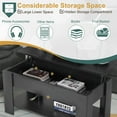 thumbnail image 4 of PayLessHere Lift Top Wooden Coffee Tables with Hidden Compartment and Storage Shelf,Black, 4 of 7
