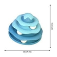 thumbnail image 2 of HOARBOEG Toy Track Ball For Catss Funnyny Attractive For Indoor Catss Multilayer Designss Structure Of Ice Cream Detachable And Easy To Clean, 2 of 5
