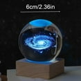thumbnail image 2 of Galaxy Cosmos Series Night Light 2.36inch Mini LED Crystal Ball Lamp Gift For Kids&Friends Home Decor, 2 of 13