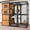 Extra Large-Brown, variant on Aivituvin Cat House Outdoor Catio Kitty Enclosure, Wooden Cat Cage Condo Indoor Playpen with Large Enter Door and Platforms for Kittens