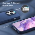 thumbnail image 3 of JETech Silicone Case for iPhone 14 Pro 6.1-Inch, Silky-Soft Touch Full-Body Protective Phone Case, Shockproof Cover with Microfiber Lining (Cobalt Blue), 3 of 7