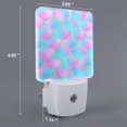 thumbnail image 2 of Uemuo Purple Dragon Scales Night Light, Night Lights Plug into Wall, Dusk to Dawn Sensor Warm White Led Night Light 0.5W-US, 2 of 9