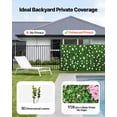 thumbnail image 3 of VEVOR Artificial Luxury‌ Flower Wall Backdrop, 2 PCS, Each Panel 2 x 8 ft, Gorgeous 3D Silk Floral Backdrop Pet Friendly, Easy Installation Flower Wall Panel for Wedding, Event, Party and Home Decor, 3 of 9