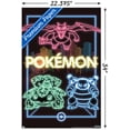 thumbnail image 3 of Pokemon - Neon Group Wall Poster, 22.375" x 34", 3 of 4