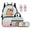Capybara Ice Cream, variant on Binienty Tractor Galaxy Backpack Set For Boys Elementary School 17 Inch School Backpack With Front Pockets Kids Lunch Bag Pencil Case Blue Bookmarks 5 Pieces Kids School Supplies