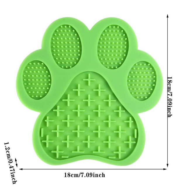 Tapis de Léchage pour Chien et Chat Dispositif de Distraction de Lavage Tapis de Distribution Lente