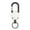 White, variant on Hyasfey Fly Fishing Retractor Badge Reel with Wire Rope Multipurpose 360-Degree Rotation Keychain Carabiner Clip Camping Supplies
