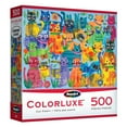 thumbnail image 2 of RoseArt - Colorluxe 500-Piece - Cat Party- Adult Interlocking Puzzle, 2 of 6