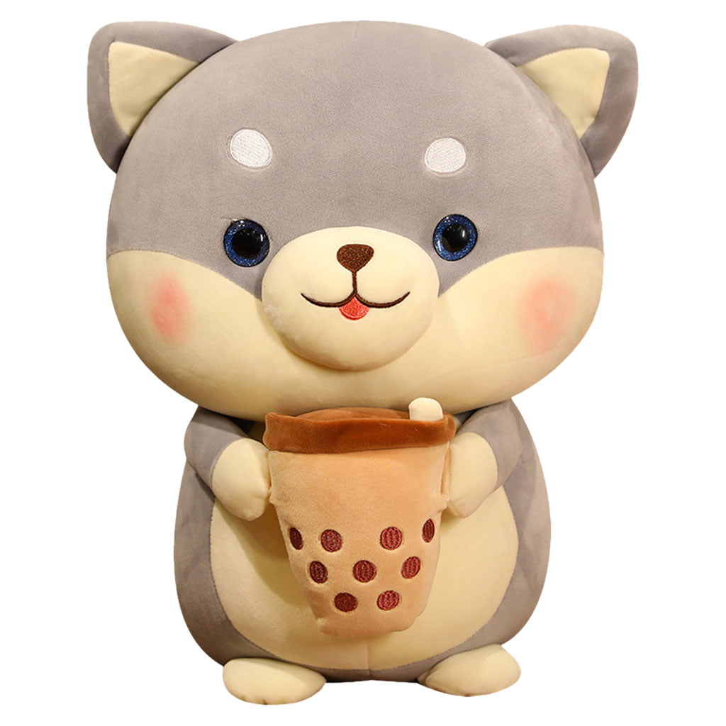 Beautiful Keji Dog Plush Soft Toys Hold Pillow Hand Puppet Animal Children Gift 