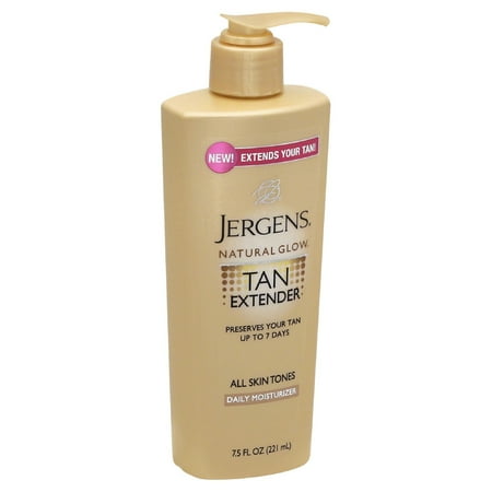 jergens natural glow tan extender daily moisturizer 7.5 fl. oz. pump