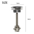 thumbnail image 4 of 8X Quick Release Push Hood Latch Button Car Pin Bonnet Lock Bumper Clip Latches Silver, 4 of 7
