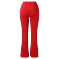 thumbnail image 4 of felwors Work Pants for Women 2025 High Waist Stretch Soft Comfy Athletic Workout Yoga Pants Fashion Casual Business Trousers Red, L, 4 of 4