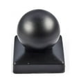 thumbnail image 4 of ALEKO Lot of 2 Large Caps for Driveway Gate Fence Post 3.5 x 3.5 inches Black, 4 of 10