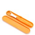 thumbnail image 4 of Limpiador Raspador de Lengua con Estuche, Limpiador de Lengua, Limpiador de Lengua de para el Cuidado de la Lengua, Suave y eco Friendly para Cuidado Dental, Oral y Bucal (NARANJA) LingWen 1327537063971, 4 of 4