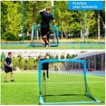 thumbnail image 4 of Ksports Soccer Goals 4ft Blue Soccer Net Bundle with Size 4 Soccer Ball, Pump, Cones & Bag, 4 of 7