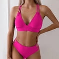 thumbnail image 3 of Bikini Set for Women Sporty Two Piece Swimsuit High Waisted Bottom Tummy Control Bathing Suit Comfortable Swimwear for Beach Activities Vacation Pool Party, 3 of 6