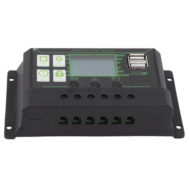 LCD Display Solar Controller With Dual USB Port For Solar Panels ...