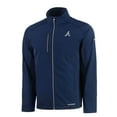 thumbnail image 2 of Men's Cutter & Buck Navy Atlanta Braves Evoke Eco Softshell Recycled Full-Zip Jacket, 2 of 3