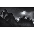 thumbnail image 3 of Shi, Fei 14x10 Black Modern Framed Museum Art Print Titled - Trango Towers, 3 of 5
