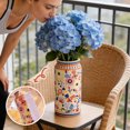 thumbnail image 5 of Shelf Decorations for Living Room, Living Room Shelf Decor, Floral Pattern Puzzle Vase Tabletop Decoration, Durable Decorative Accent for Eclectic Home Decor, Minimalist Shelf, 5 of 6