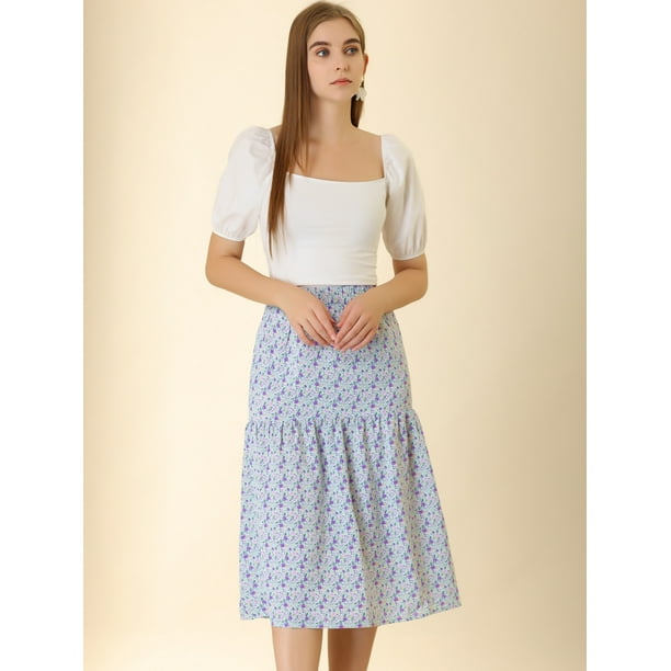9+ Midi Skirt Flower