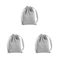 thumbnail image 2 of Youkk Super Soft Jewelry Bags Must-Have Storage Solution Easy To Drawstring Bags gray 3Set, 2 of 6