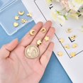 thumbnail image 3 of 16pcs 8 Styles 304 Stainless Steel Mixed Shape Flat Charms Golden Fishtail Charms Horseshoe Shaped Charms Moon Star Pendants Heart Pendants Infinity Symbol Charms for Jewelry Making Golden, 3 of 4