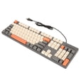 thumbnail image 1 of Gaming Keyboard, 104 Keys 3 Colors Ergonomic USB Wired Keyboard, for  XP 7 8 10 11 for OS X, for, 1 of 8