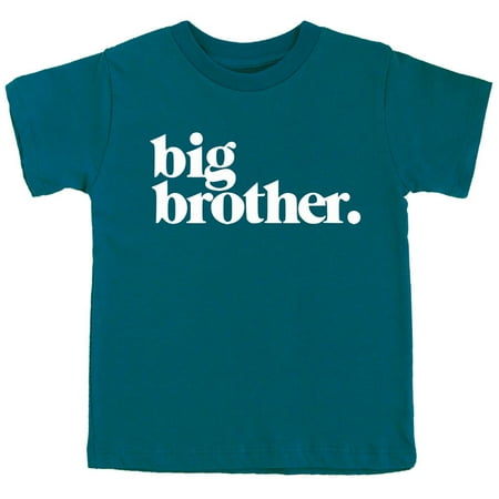 

Bold Promoted to Big Brother Period Sibling Reveal Shirt for Boys Sibling Outfit Oceanside Shirt 4T