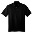 thumbnail image 5 of Yellow Rooster Men's Performance Fine Jacquard Polo Black 2XL, 5 of 6