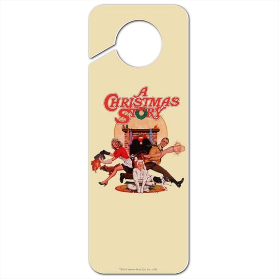 A Christmas Story Poster Plastic Door Knob Hanger Sign