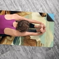 thumbnail image 5 of Sea Lion Yoga Towel with Storage Bag, 72.8"x26.8", Suitable for Yoga, Pilates, Fitness, Gym Towel, Yoga Blanket, 5 of 6